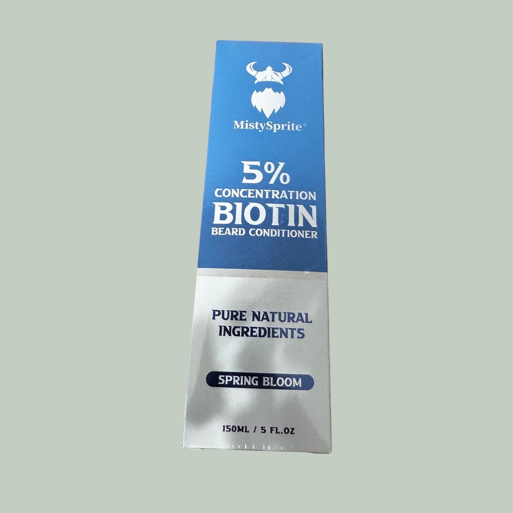 MistySprite 5% Biotin Beard Conditioner Spring Bloom 150ml Natural Ingredients